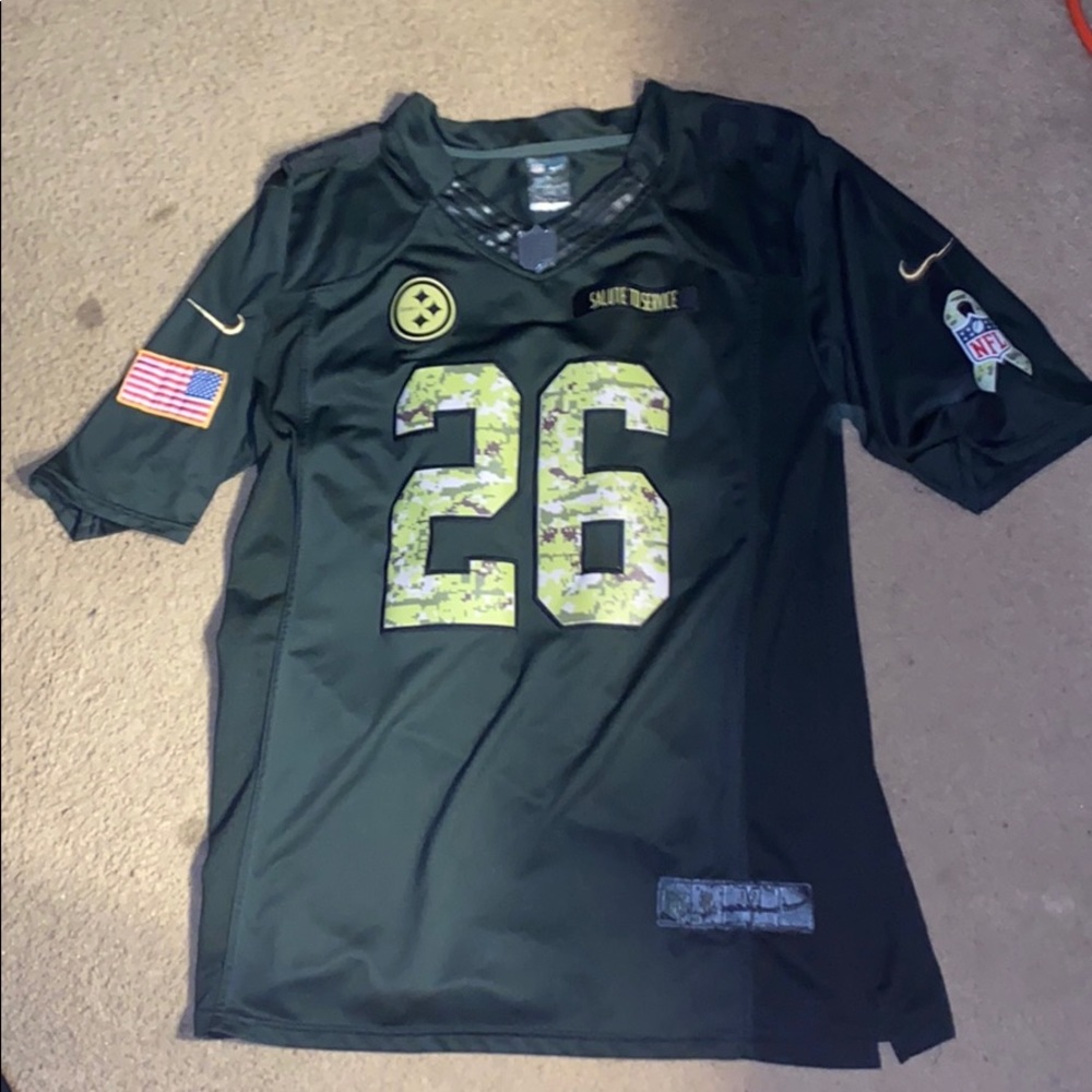 Le’veon Bell Stitched Salute to Service Steelers